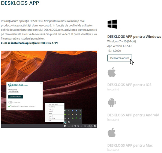 DESKLOGS APP 1