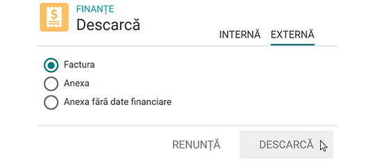 Descărcare facturi în engleză 4