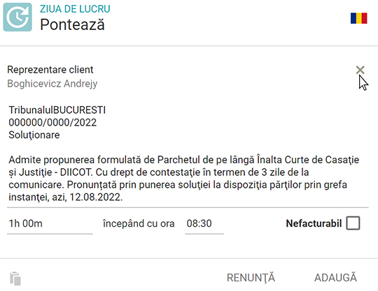 Vezi soluțiile din dosarele ECRIS 3